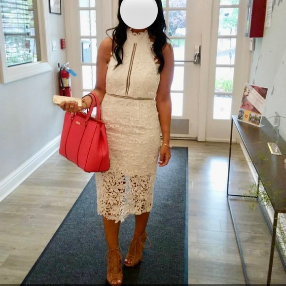 Lulu’s White Lace Backless Dress- Small - Picture 7 of 7